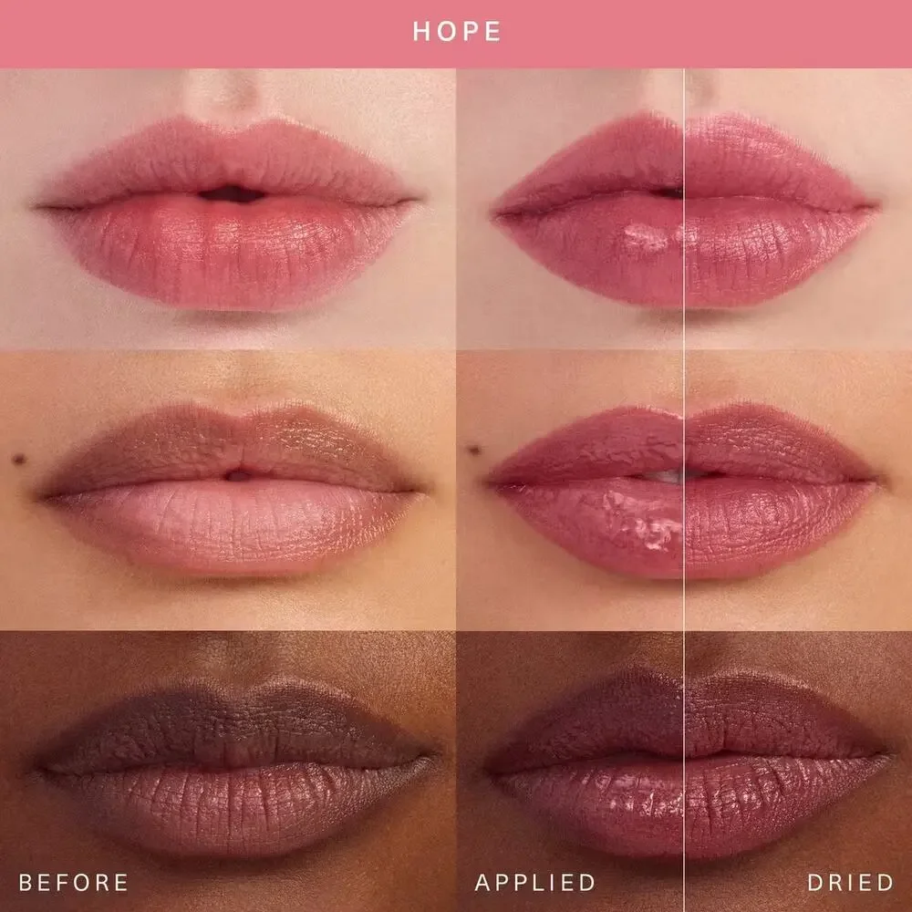 Rare Beauty soft pinch tinted lip oil.